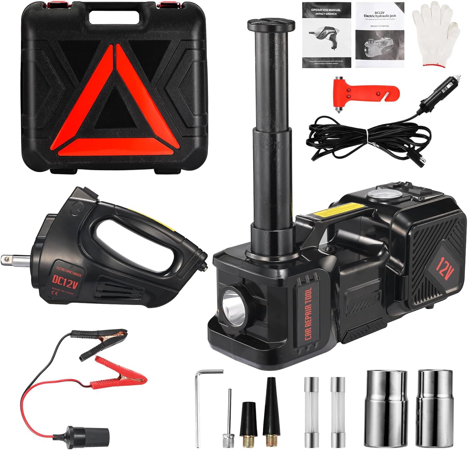 Hydraulic Car Lift - Elektrischer Wagenheber 5 Tonnen 12V, elektrischer